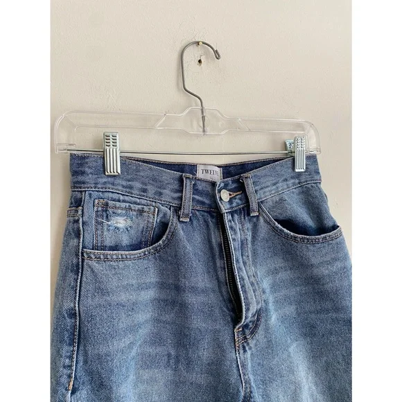 Twelve By Antwelfth Cropped Straight Leg Jeans Size 26 - Picture 4 of 8